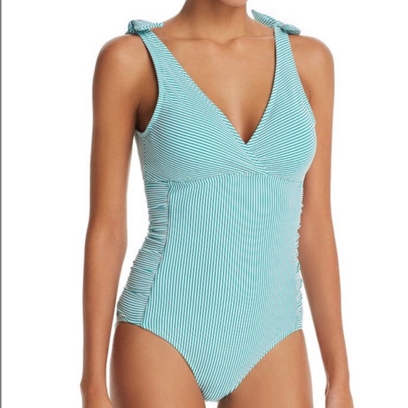 Lauren Ralph Lauren Other - NWT Lauren Ralph Lauren Underwire One Piece Swimsuit Aqua Striped